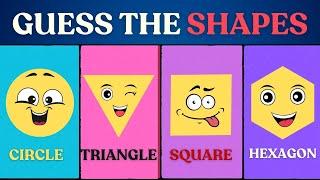 Can You Guess All the Shapes ? | Quiz with Nel  #KidsLearning #quiz  #generalknowledge #viralvideo