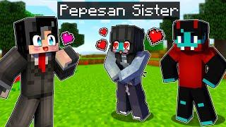 I Spent 24 Hours with Pepesan's Sister in Minecraft! (Tagalog)