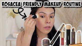  ROSACEA FRIENDLY MAKEUP ROUTINE USING NEW! MERIT BEAUTY|| 5 MINUTE MINIMALIST LOOK!