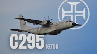 Portuguese Air Force C-295 Landing & Takeoff at Lisbon Airport