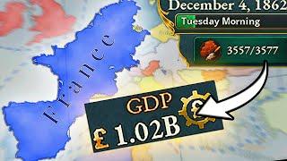 1 Billion GDP by 1860s As France