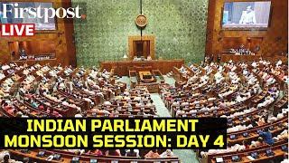 Parliament Session LIVE: Day 4 | Lok Sabha Discusses Union Budget 2024-25