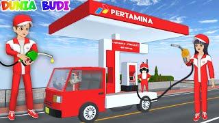 Yuta Mio Buat Pom Bensin Berjalan Diatas Mobil Pickup | Jual Bensin Keliling Kota Sakura