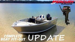 NEW TINNY FIT-OUT with 15HP Mercury 2 Stroke **UPDATE**