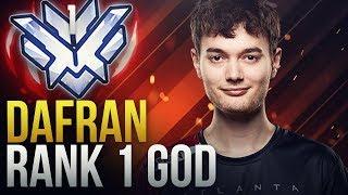 Dafran - RANK 1 GOD "LET'S GOOO DUDE" - Overwatch Montage