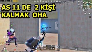 AS 11 DE 2 KİŞİ KALMAK OHA ! YOK BÖYLE MAÇ BATUR GAME PUBG MOBİLE