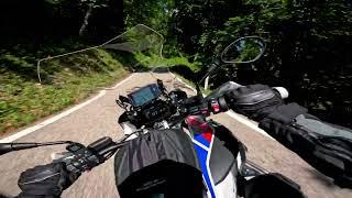 BMW R1250 GS Adventure Ralley Akrapovic Dolomiten Italy Trip Gopro Region Lago di Garda Sound RAW