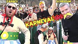 ZARBEX und SCHRADIN auf dem KÖLNER KARNEVAL(Es eskaliert komplett)