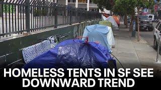 Number of homeless tents down dramatically, SF officials say | KTVU