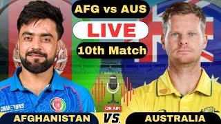 Afghanistan vs Australia Live Match Today | AFG vs AUS Live Score & Commentary Champions Trophy 2025