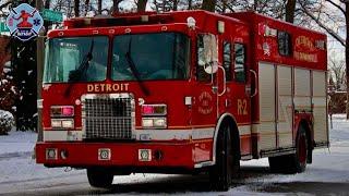 Detroit Fire Department: Reserve Squad - Responding - Lights & Sirens - 2025