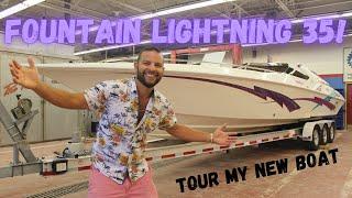 I bought my dream boat! Fountain Lightning 35 offshore powerboat