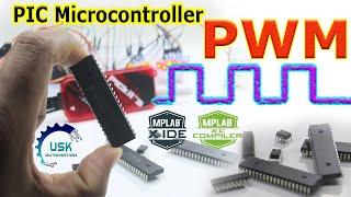 PWM "Pulse Width Modulation"  | LED Brightness controller | PIC Microcontroller