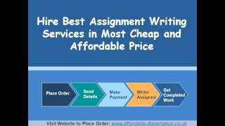 Hire Best Assignment Writing Services in Most Cheap and Affordable Price