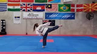 Sarah Upton - Semi Final - 2nd virtual Range open poomsae championships