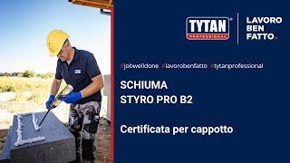 SCHIUMA ADESIVA STYRO PRO B2 - Certificata per cappotto