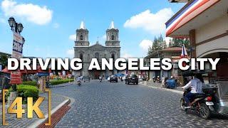 Downtown Angeles City Driving Tour | Fields Avenue, Korea Town | 4K | Pampanga, Philippines