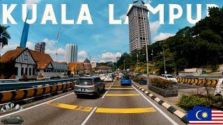 KUALA LUMPUR Malaysia  4K 30FPS - DRIVING AROUND KLCC 2024