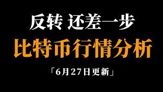 等待趋势机会，不要急于操作，比特币行情分析。