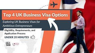 Top 4 UK Business Visa Options | Exploring UK Business Visas for Ambitious Entrepreneurs