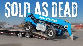 $23,000 Gamble! This Genie was sold as INOPERABLE (Will it Run??) GTH 1056 Telehandler