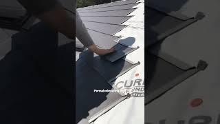 PermaLock Aluminum Shingle installation #shorts #metal #roof #roofer #roofing #roofershelper