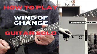 Scorpions - How To Play Wind Of Change - Rudolf Schenker Guitar SOLO Lesson