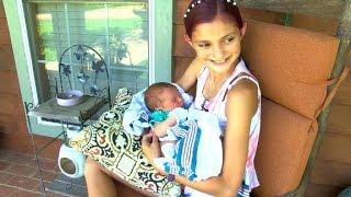 12-year-old girl helps deliver baby brother