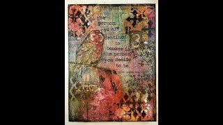 mixed media textures with crackle and modeling paste sunday inspiration 10 14 18 voice