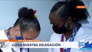 LLEGO A PUERTO RICO JASMINE CAMACHO EN LA VISITA