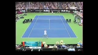 Lindsay Davenport v Tamira Paszek WTA Auckland Highlights