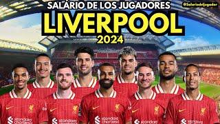 SALARIO del JUGADOR del LIVERPOOL 2024/2025.