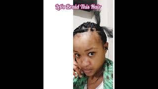 NEW HAIR DO Used: XPression Ultra Braid #1 @darknlovelyafrica #fyp #hair #braids #tutorial #viral