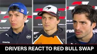 F1 Drivers React to Red Bull’s Shocking Driver Swap | Japanese GP 2025!