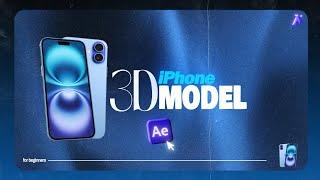 How to model a 3D iPhone in After Effects (After Effects Tutorial)