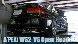 A'PEXi WS2 VS OPEN HEADER K24A2 INTEGRA | SOUND CLIP