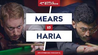 Ryan Mears v Dhvaj Haria | Group Stages | 2024 World Billiards Championship