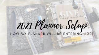 2021 Planner Set Up | Planner Flip | How My Planner Will Enter The New Year | Plan With Bee