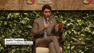 Canada's Trudeau Invokes Gretzky When Talking About AI