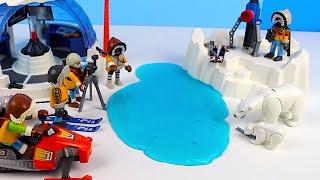 Playmobil Arctic Explorers with Polar Bear Animals Toys for Kids!!!