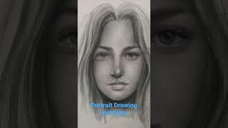  Perfect  Portrait Drawing Technique for Beginners #shorts #sketchbookbyabhishek #short #viral