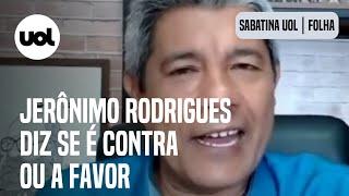 Jerônimo Rodrigues responde sobre aborto, legalização da maconha, posse de armas e outros temas