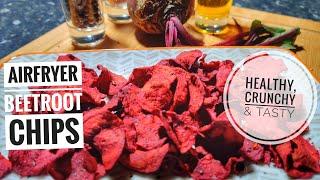 Air fryer Beetroot Chips Recipe |Crispy Beetroot chips@EktasKitchen