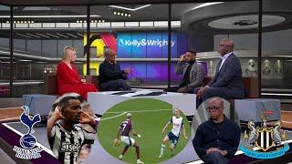 Kelly & Wrighty Review Tottenham vs Newcastle 1-2 | Ian Wright analysis On Joelinton Hand Ball 