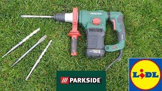 Parkside Hammer Drill PBH 1500 F6 - unBoxing & Test - Lidl