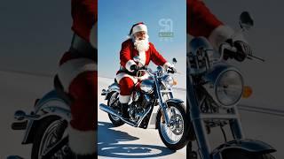 Santa Claus Rides Into Christmas on a Bike!|Xmas shorts |sn media one