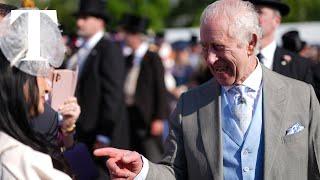 King greeted by cheers as he hosts a Buckingham Palace garden party