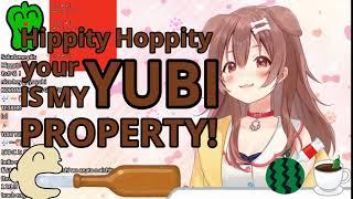 Hippity Hoppity your yubis my property! Yay~