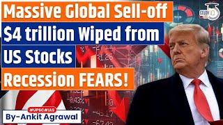 BLOODBATH: US Stock Market Loses $4 Trillion | The Fear of Recession | By Ankit Agrawal