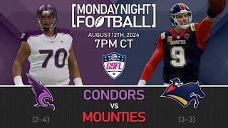 GSFL S3: Condors vs Mounties | Week 8 MONDAY NIGHT FOOTBALL | Madden NFL 24